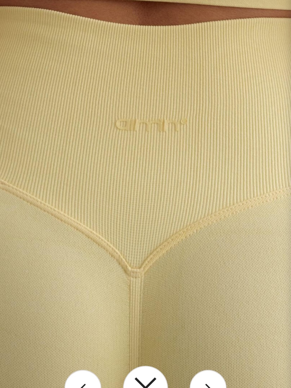 Aim’N Yellow Ribbed Crop Top and Leggings Set - Picture 9 of 11